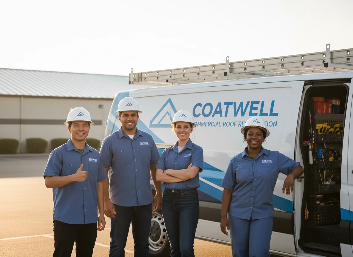 Commercial roof coating company in Davin, WV